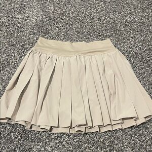 Vanilla Star Cream Skater Skirt